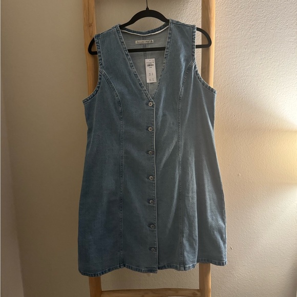 Abercrombie & Fitch Mara Denim Vest Mini Dress - Picture 2 of 2